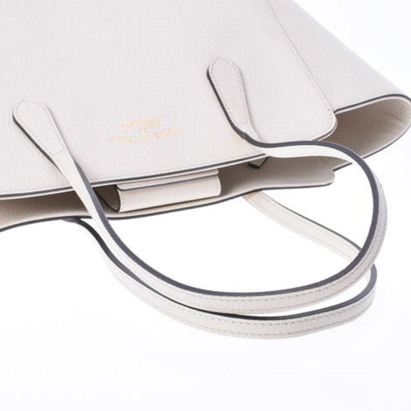 GUCCI Swing Tote White Calf Bag - Picture 3 of 12